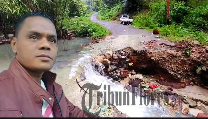 Ansel Kaise Desak Pemkab Ende Segera Bangun Jembatan Ae Teka di Nangapanda