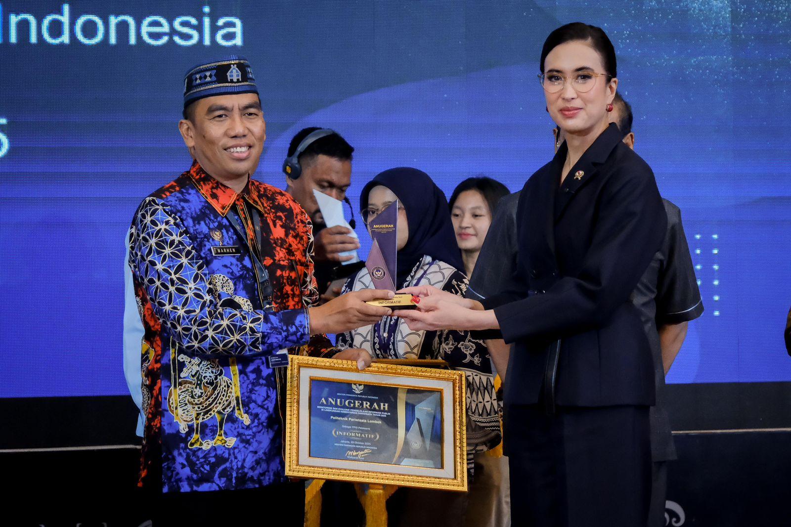 BPOLBF Raih Anugerah Pengelolaan Informasi Publik 2025