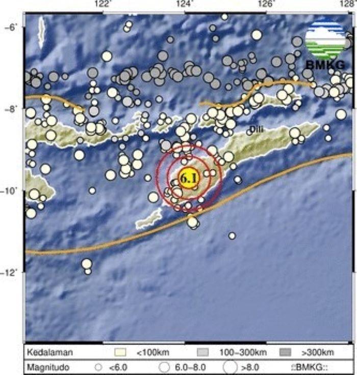 Tak Hanya di Kupang, Gempa Kekuatan 6,1 SR juga Guncang TTU hingga Atambua
