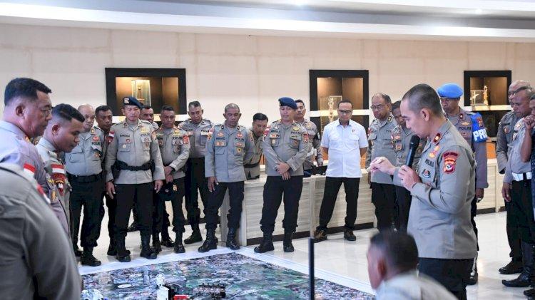 Antisipasi Demo Buruh, Polda NTT Gelar Simulasi Taktis Pengamanan