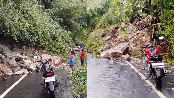 Longsor di Ruas Jalan Maurole-Detukeli, Ende Akses Trasnportasi Terhambat 