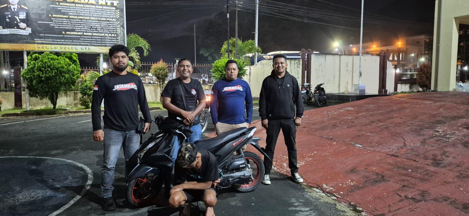 Tim Jatantas Polres Manggarai Ciduk Pelaku Curanmor Saat Parkir di Rowang Ruteng