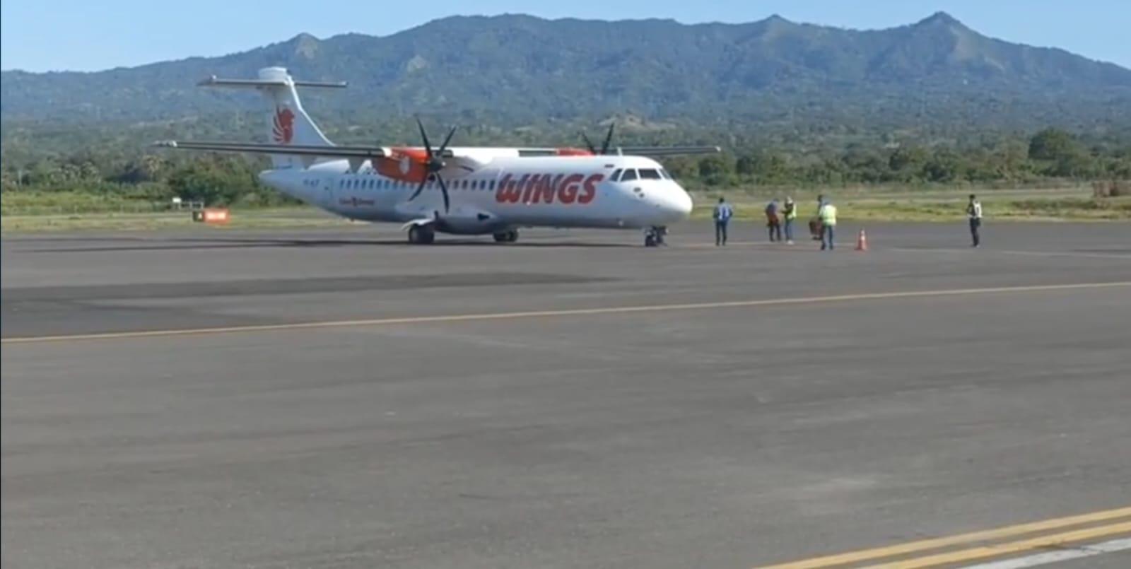 Empat Penerbangan di Bandara Frans Seda Maumere Dibatalkan Akibat Erupsi Gunung Lewotobi Laki-laki