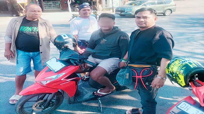 TANGKAP-PELAKU-Tim-Serigala-Polsek-Kota-Lama-mengamankan-Rizky-di-Jalan-Timor-Raya.jpg