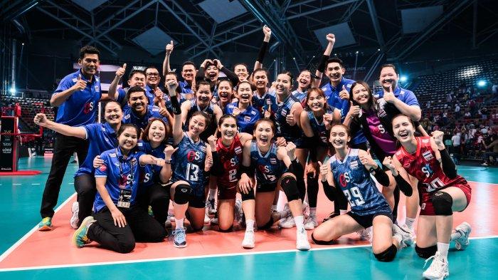 Kalahkan Polandia Dikualifikasi Olimpiade Paris 2024, Upadate Ranking Voli Putri Thailand di Dunia