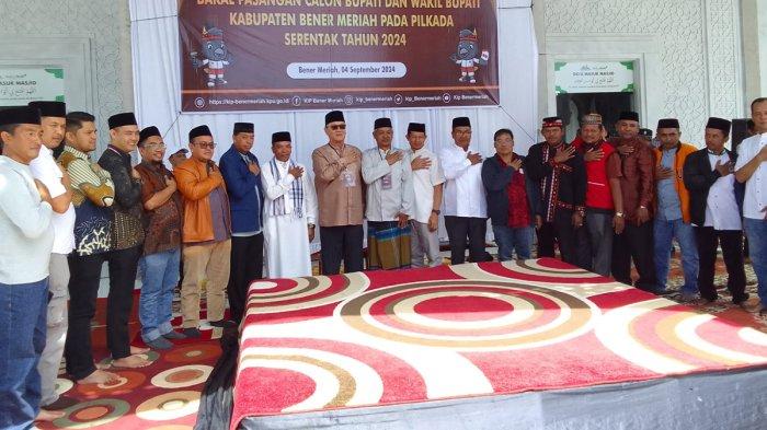 Empat Paslon Bupati dan Wakil Bupati Bener Meriah Selesai Ikuti Tes Uji Baca Alquran