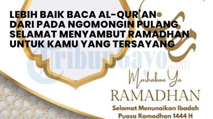 25 Pantun Lucu dan Romantis Sambut Ramadhan 2023, Nomor 10 pasti Dijadikan Status