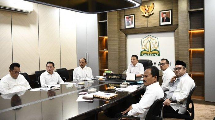Persiapan Penetapan Upah Minimum Tahun 2023, Pj Gubernur Aceh Ikuti Rakor Secara Virtual