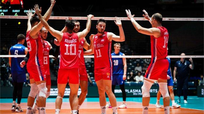 Skor Akhir Serbia Menang Telak 3-0 atas Finlandia Voli Putra Kualifikasi Olimpiade Paris 2024 Grup B