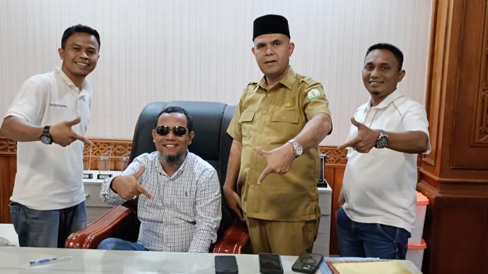 PWI Aceh Tenggara Silaturahmi dengan Plt Kadisdik Aceh dan Wakil Ketua DPRA