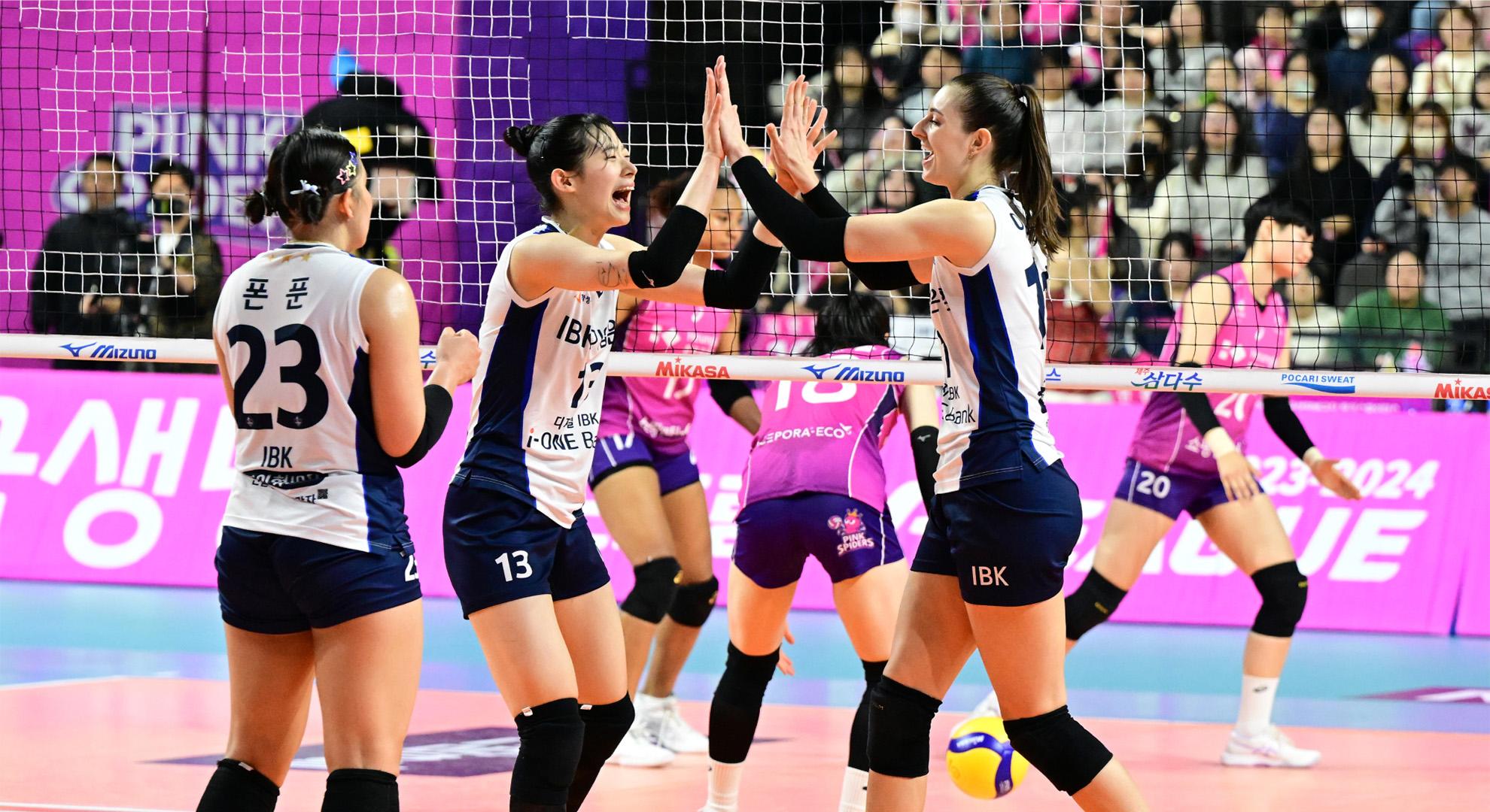 IBK Altos Tak Terbendung Bantai AI Peppers di Set ke 2 Liga Voli Korea