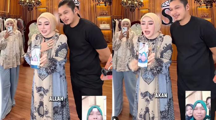 Tangis Haru Ibu Vina Dapat Hadiah Umrah dari Shella Saukia, Balasan Kebaikan Seorang Tetangga