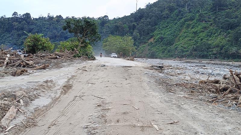 Jalan Nasional Aceh Tenggara-Gayo Lues hingga Ise-ise Sudah Bisa Dilalui Kendaraan Bermotor