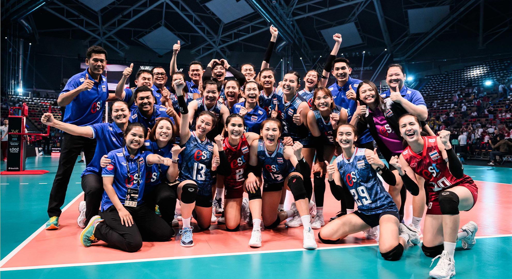 Kalahkan Polandia Dikualifikasi Olimpiade Paris 2024, Upadate Ranking Voli Putri Thailand di Dunia