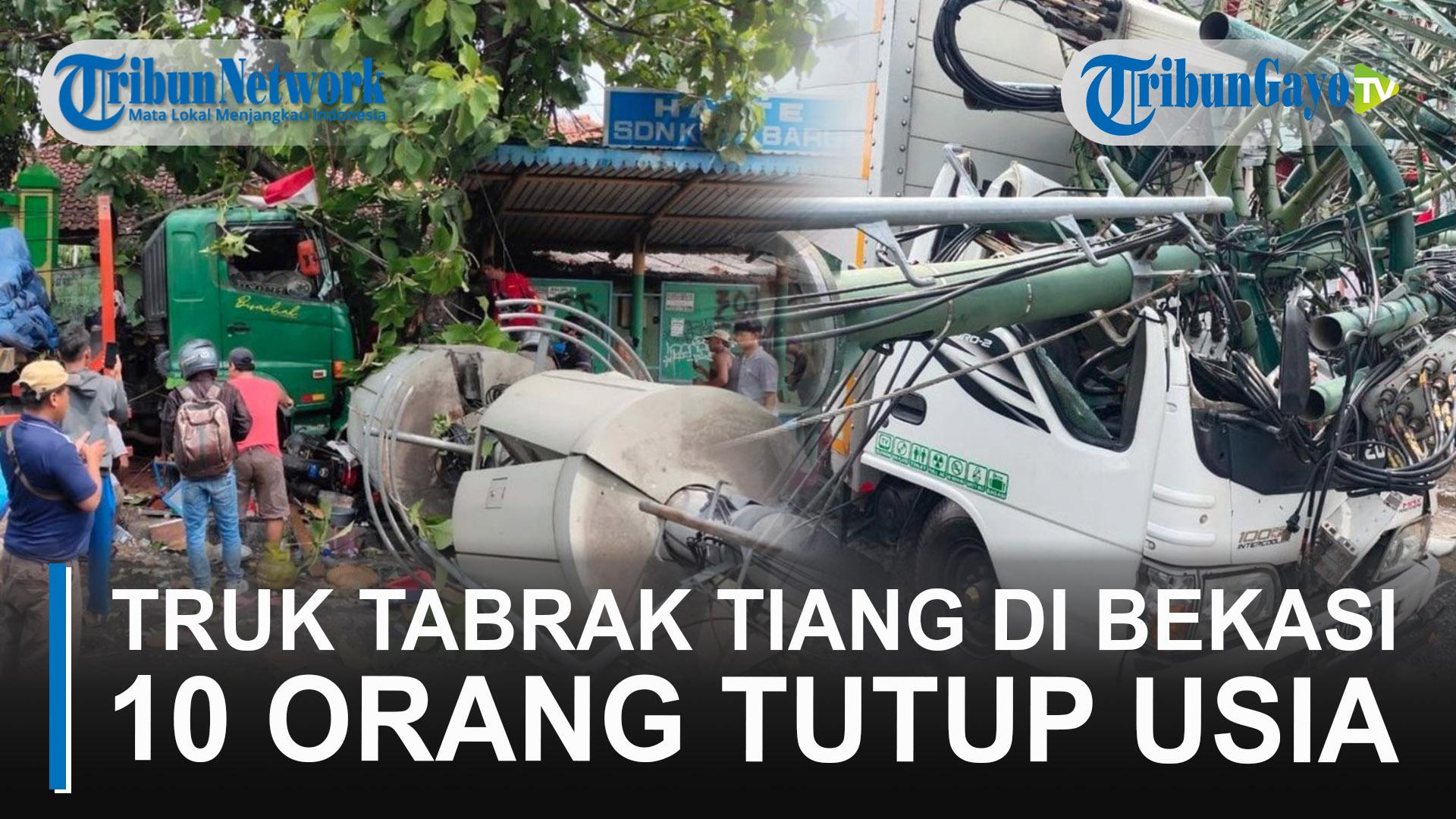 Berikut Kronologis Detik-Detik Kecelakaan Maut di Bekasi, Mayoritas Korban Meninggal Dunia Anak SD