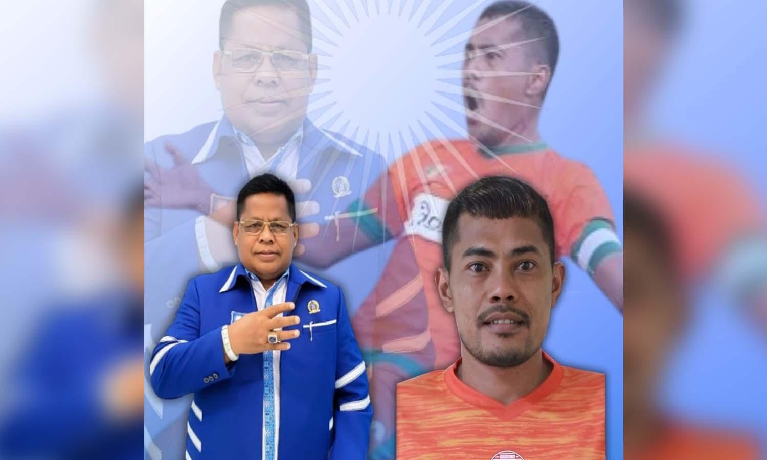 Mantan Gelandang Persiraja Feri Komul Ajak Pemain Bola Aceh Dukung Aminullah Usman Maju DPR RI