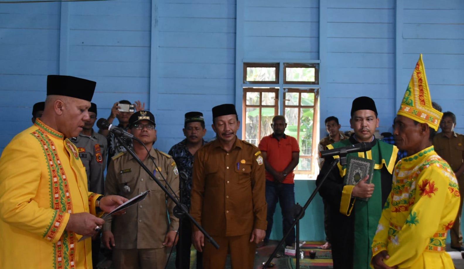 Lantik Mukim Wihni Dusun Jamat, Ini Pesan Bupati Aceh Tengah Shabela Abubakar