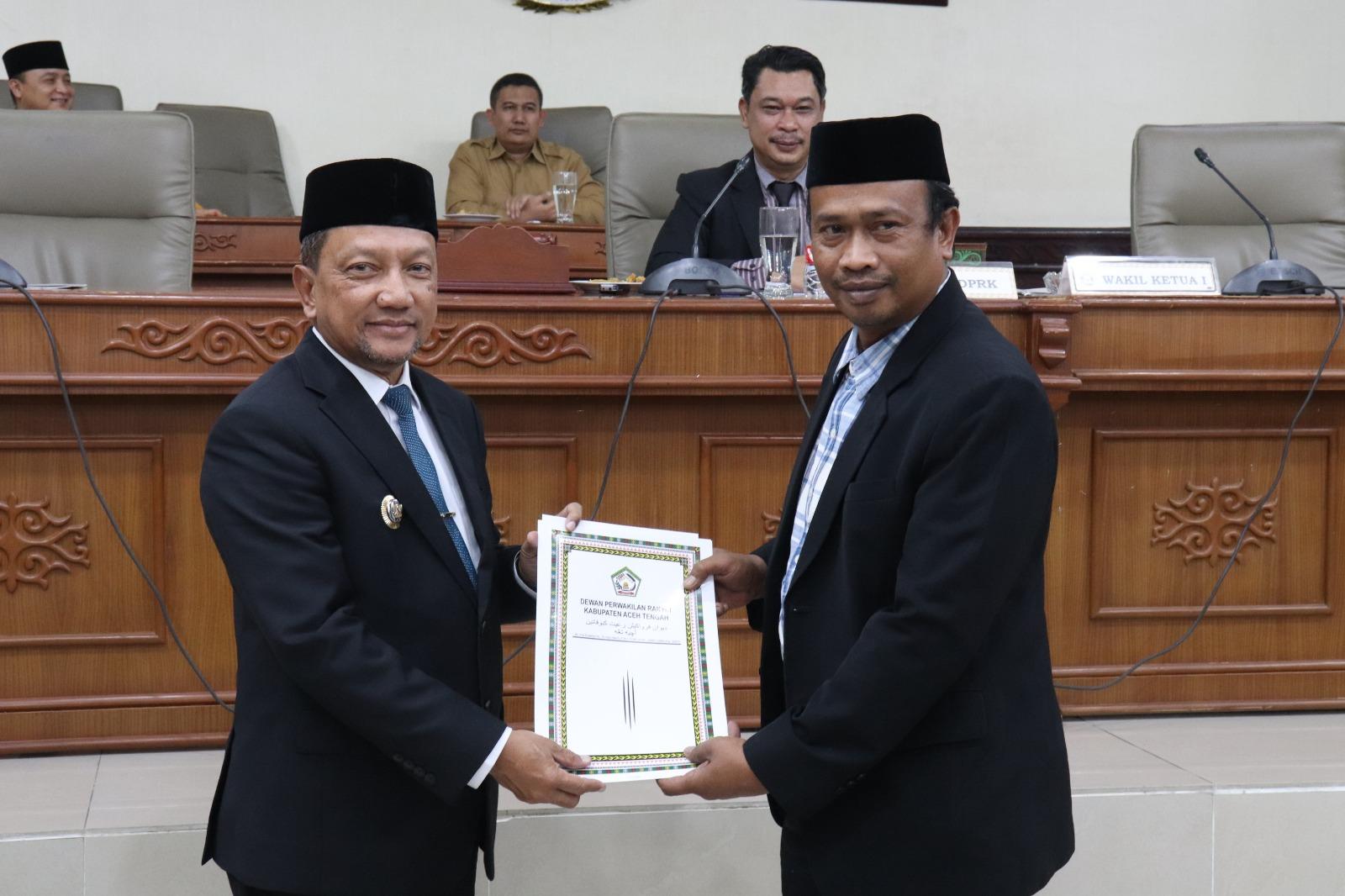 DPRK Aceh Tengah Sahkan APBK 2024, Belanja Daerah Rp 1,3 Triliun