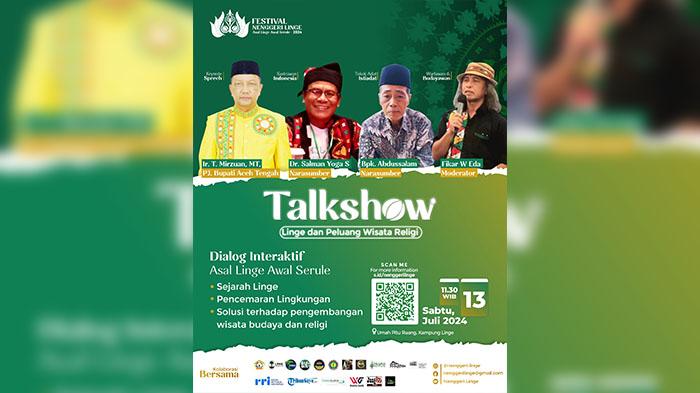 Pj Bupati Aceh Tengah akan Menjadi Pembicara Kunci dalam Talkshow Linge dan Peluang Wisata Religi