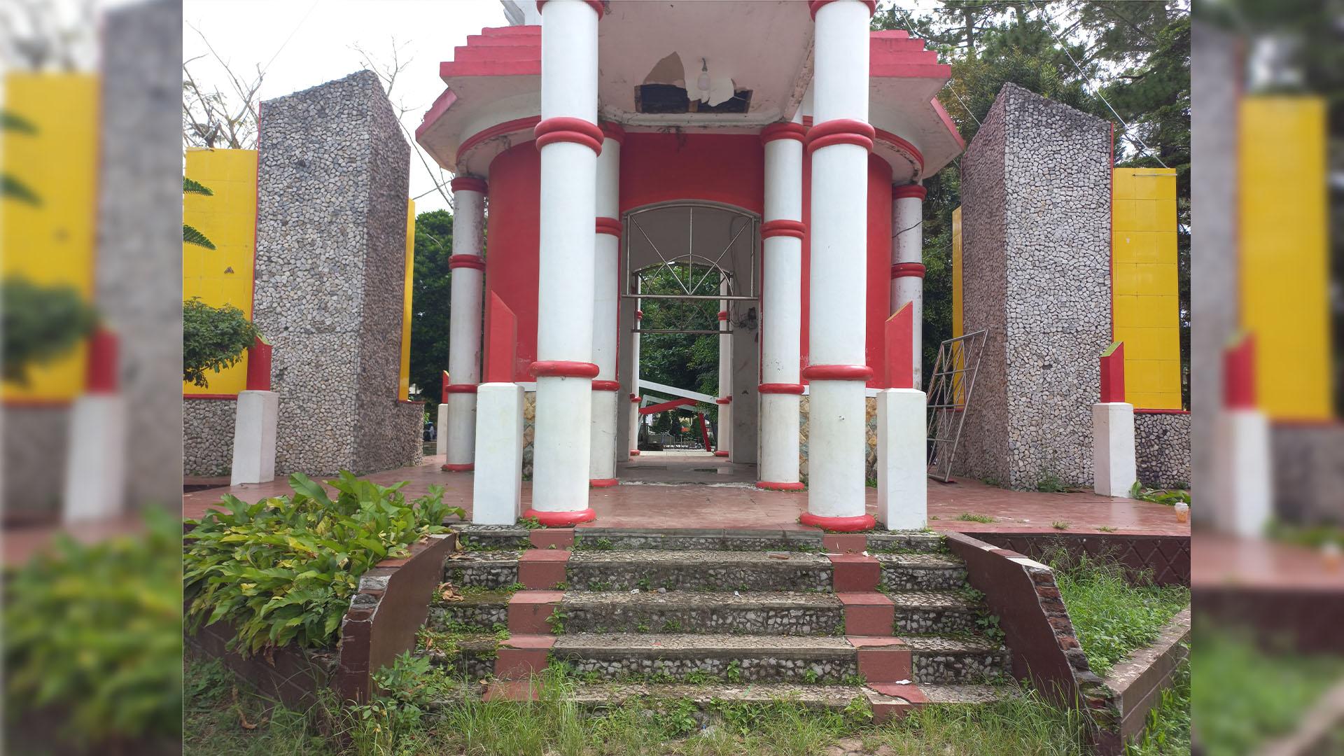 Tugu Aman Dimot Kini Kondisinya Rusak dan Kurang Terawat