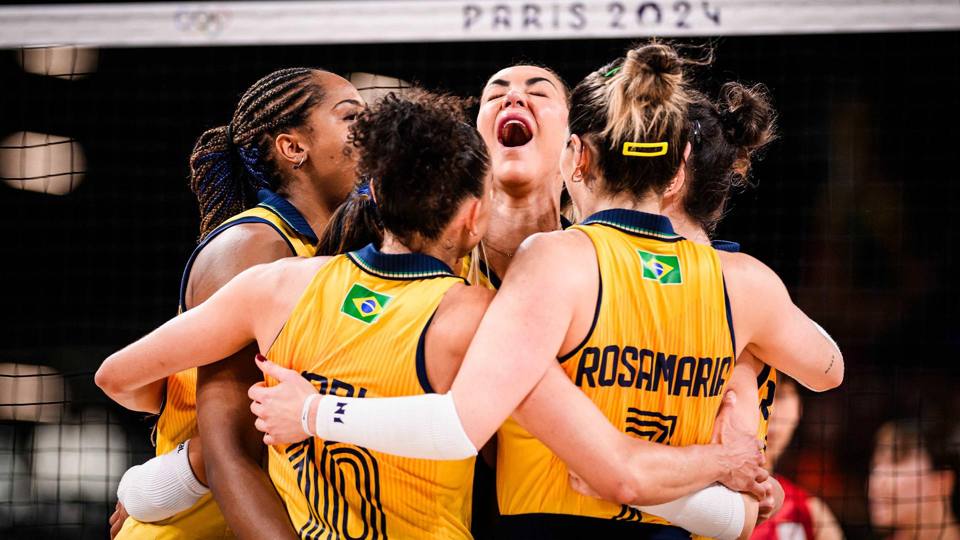 Tim Voli Putri Brazil Melaju ke Perempat Final Olimpiade Paris 2024 Usai Balas Kekalahan atas Jepang