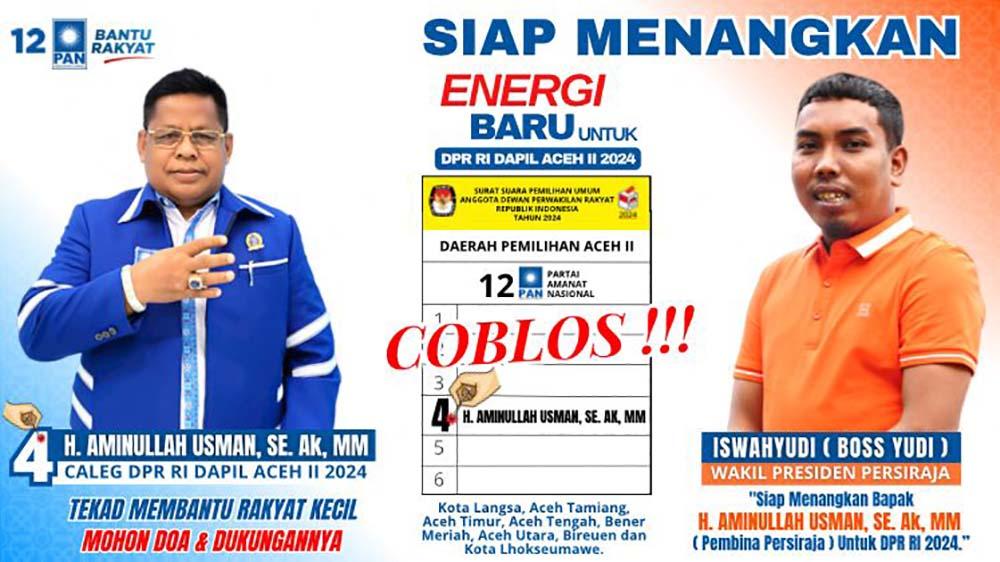 Bos Yudi Nyatakan Dukung Penuh Aminullah Usman Maju DPR RI 2024