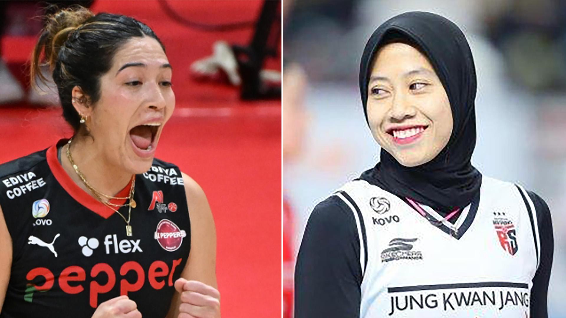 Top Skor Liga Voli Korea: Kans Megawati Tembus 5 Besar, Yasmine Cetak 6 Poin