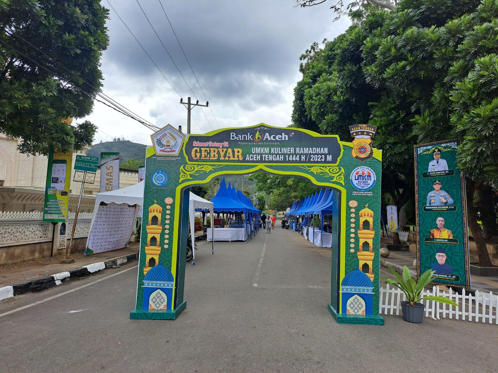 Bank Aceh Adakan Gebyar Kuliner UMKM Selama Ramadhan di Aceh Tengah, Sore Ini Dibuka