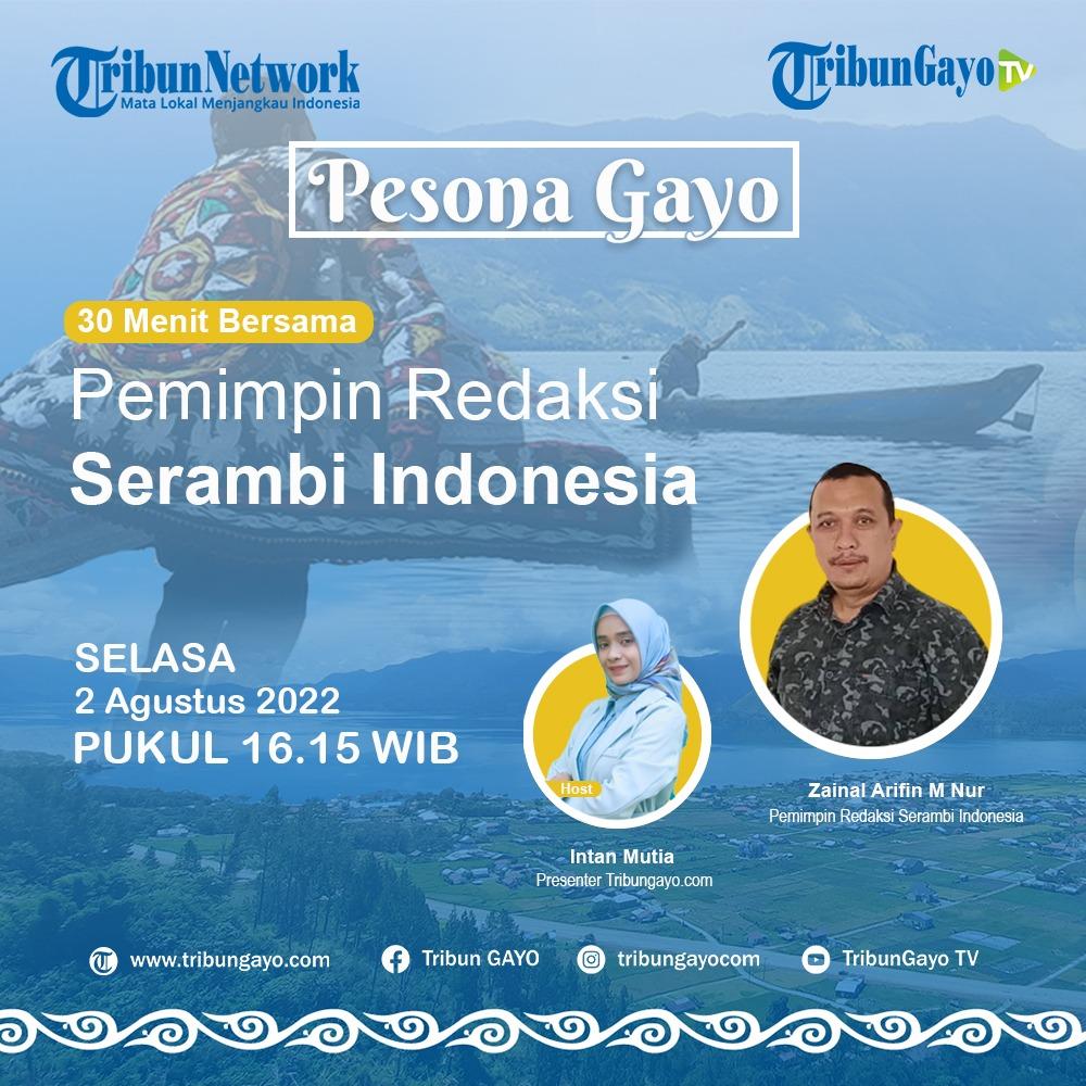 Wawancara Pemimpin Redaksi Serambi Indonesia, Keberadaan TribunGayo.com di Tanah Gayo