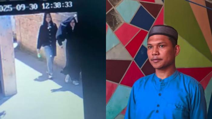 ARIS -- Foto korban (kanan) dan dua wanita teridentiffikasi melkaukn pencurian.