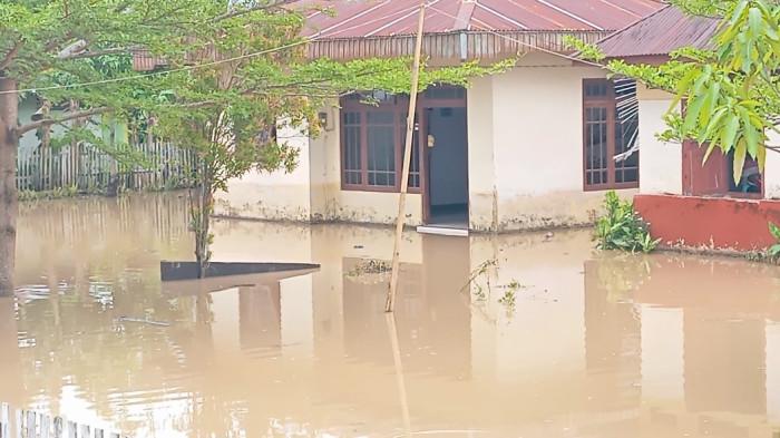 BANJIR--Banjir di Desa Tunggulo dan Haya-haya Kabupaten Gorontalo, Selasa (6/1/2026). Sumber foto: HMS