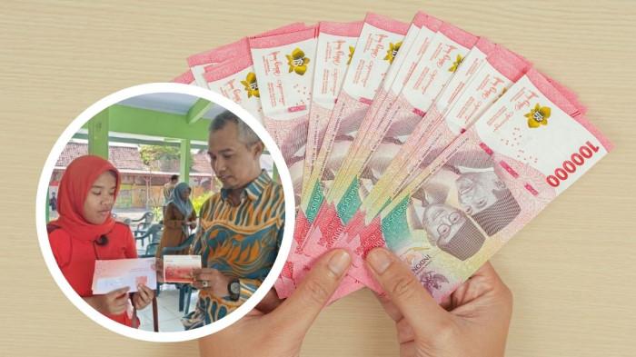 BANSOS 2026 - Ilustrasi uang bansos (rupiah) & Ilustrasi penerima bantuan sosial - Bansos 2026 diproyeksikan tetap cair dengan DTSEN, fokus desil 1–5. Ini daftar PKH, BPNT, dan PIP.