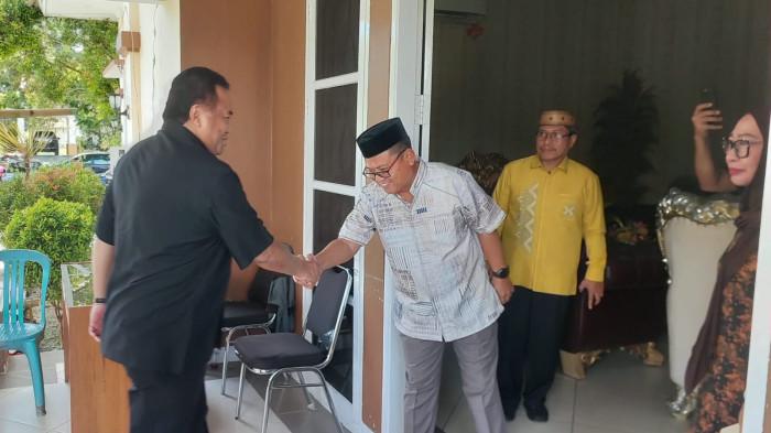 Bupati Gorontalo Utara (Gorut) Thariq Modanggu menerima kunjungan kerja hghhh