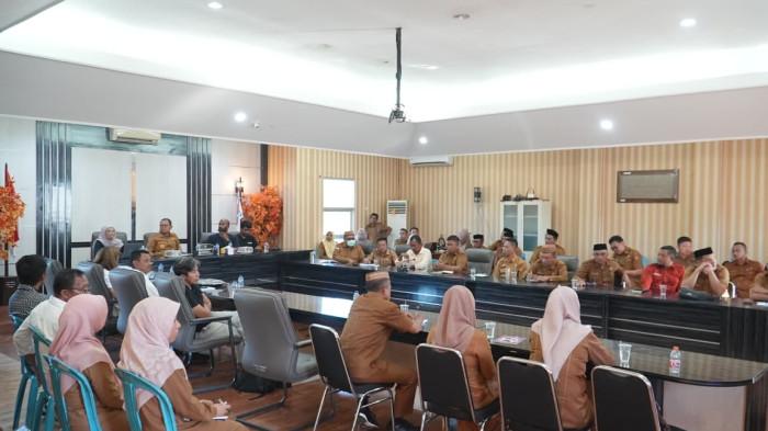 Bupati Gorontalo Utara, Thariq Modanggu menerima kunjungan tim Thryve Earth Indonesia  88899