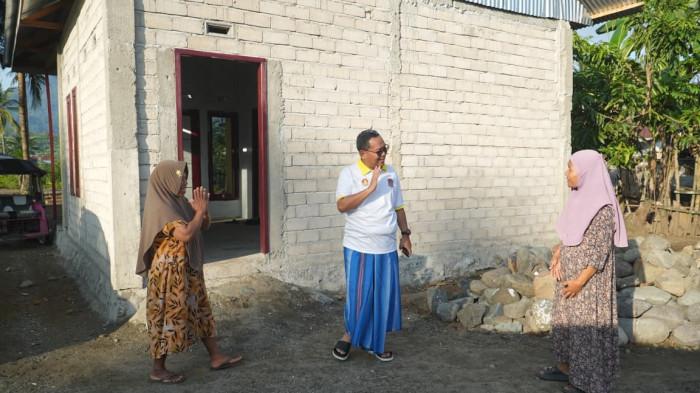 Bupati Gorontalo Utara Thariq Modanggu meninjau pembangunan 99000000