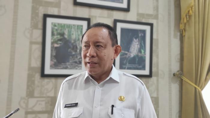 EKONOMI GORONTALO -- Gubernur Gorontalo, Gusnar Ismail, Senin (10/11/2025). Gusnar menjelaskan soal posisi pertumbuhan ekonomi Gorontalo