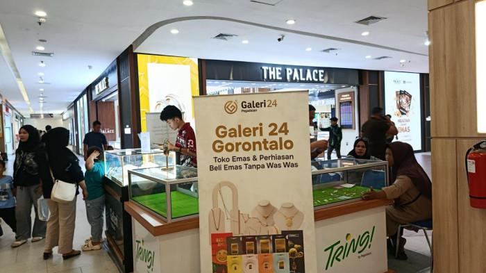 BAZAR - Galeri24 turut hadir dalam bazar di Mall Gorontalo, Jalan Sultan Botutihe, Kelurahan Heledulaa Selatan, Kecamatan Kota Timur, Kota Gorontalo, Provinsi Gorontalo pada Sabtu (18/4/2026).