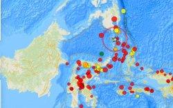 Gempa Bumi Terkini dengan Magnitudo 3.4 mengguncang wilayah Kepulauan Talaud, Sulawesi Utara