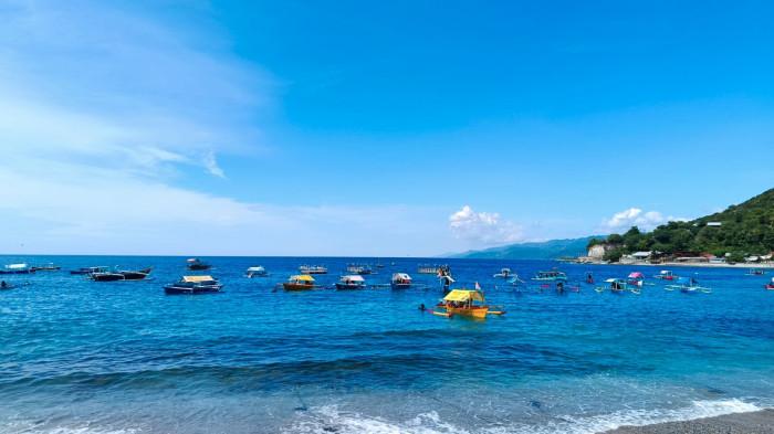 HIU PAUS--Kondisi Wisata Hiu Paus Botubarani, Kabupaten Bone Bolango, Gorontalo Sabtu (17/1/2026). Sumber foto: TribunGorontalo.com/Jefri Potabuga.