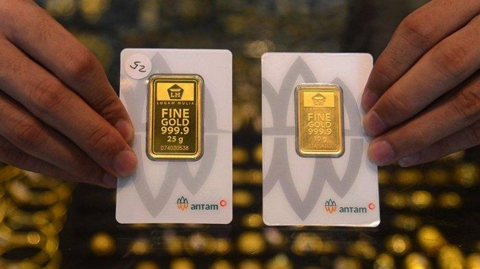 Harga emas Antam per hari ini Sabtu 09 November 2024.