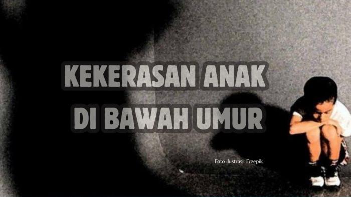 KEKERASAN ANAK -- Ilustrasi anak di bawah umur. Seorang bocah berusia 3 tahun jadi korban kekerasan ayah kandungnya.