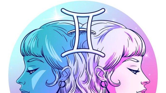 Ilustrasi zodiak gemini