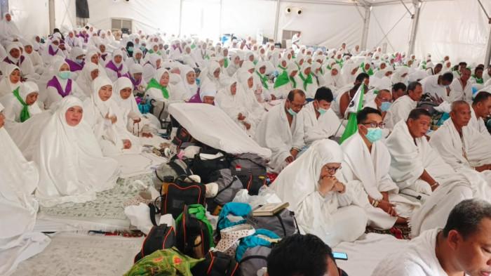 IBADAH HAJI -- Jemaah haji asal Provinsi Gorontalo yang tergabung dalam Kloter 28 dan Kloter 30 telah menyelesaikan rangkaian puncak ibadah haji di Tanah Suci.  (Sumber: Kemenhaj Provinsi Gorontalo)