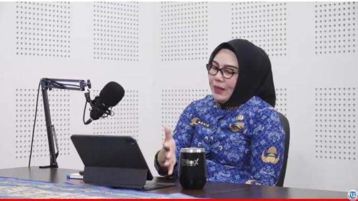 KADISPU -- Meydi Novie Silangen saat hadir di Tribun Podcast pada Kamis 5 Februari 2026. Ia membeberkan sejumlah update pembangunan kantor Wali Kota Gorontalo.