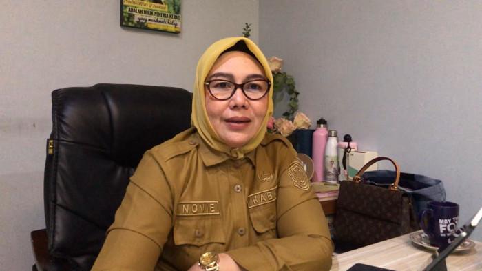 KADISPUPR -- Meydi Novie Silangen, Kadis PUPR Kota Gorontalo update pembangunan Kantor Wali Kota baru. Novie membeberkan sejumlah tahapan  yang kini digenjot saat ditemui di ruang kerjanya Rabu 4 Feb 2026.