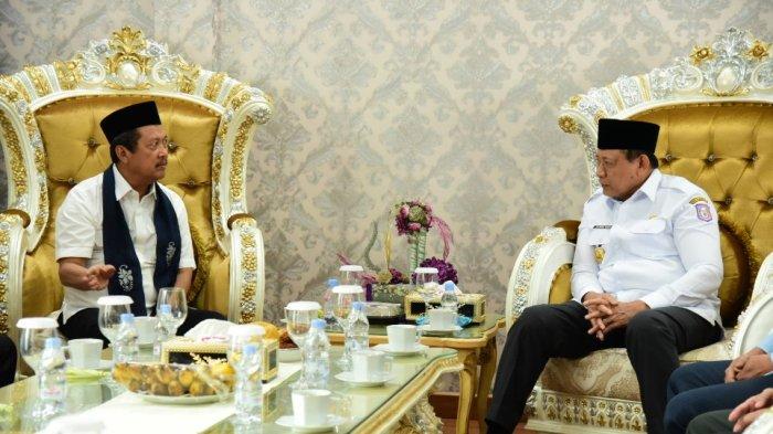 KUKER MENKP - Menteri Kelautan dan Perikanan Republik Indonesia, Sakti Wahyu Trenggono, melakukan kunjungan kerja ke Provinsi Gorontalo, Selasa (29/4/2025).