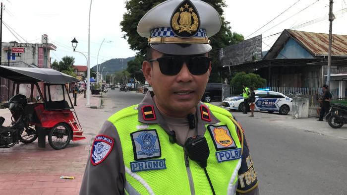 Kanit Turjawali Satlantas Polresta Gorontalo Kota, Ipda Agus Priono Adada.