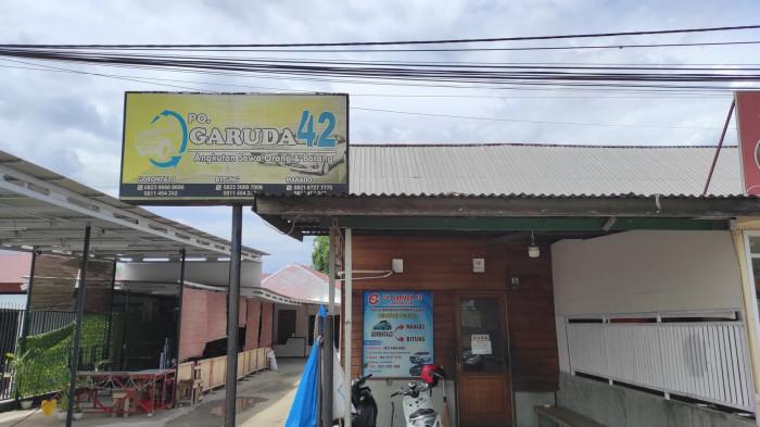 KECELAKAAN MAUT -- Kantor PO Garuda. Pihak manajemen memberikan keterangan buntut kecelakaan yang menewaskan kakak beradik di Kota Gorontalo.