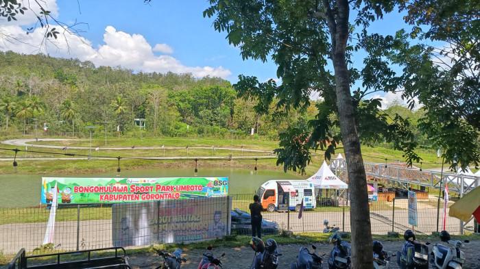 Kawasan bagian belakang  Bumi Perkemahan Bongohulawa Kecamatan Limboto