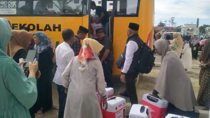 77 Jemaah Haji Gorontalo Asal Pohuwato 'Pulang Kampung'